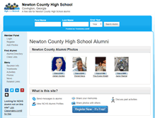 Tablet Screenshot of newtoncountyhighschool.org